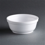 Insulated Foam Bowls, 8 oz, White, 1000/CS