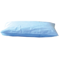 Disposable Tissue / Poly Pillowcases, Blue, 21"X30", 100/CS