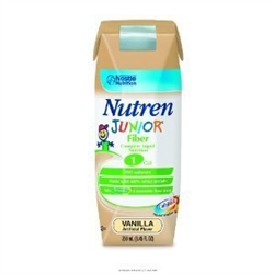 Nutren Junior with Fiber, 1 kcal/ml, Vanilla, 250 ml, 24/case