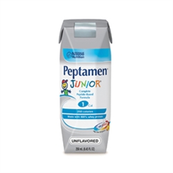 Peptamen Junior, 1 kcal/ml, Unflavored, 250 ml, 24/case