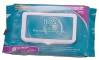 Hygea, Personal Cleansing Cloths, Flushable, 48/PK, 12PK/CS