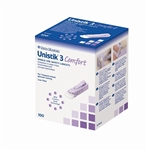 Unistik 3 Comfort Safety Lancets, 28 G, 1.8 mm Depth, 100/BX