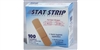 Stat Strip Adhesive Bandages, Flexible Fabric, 1"x3", 100/BX