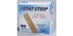 Stat Strip Adhesive Bandages, Flexible Fabric, 1"x3", 100/BX