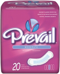 Prevail Underpads, 9.25", Moderate Absorbency, 20/PK, 9PK/CS