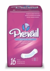 Prevail Bladder Control Pad, Extra Plus Absorbancy, 11" Long, 16/PK, 9PK/CS