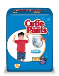 Prevail Cutie Pants, Training Pants for Boys, 2T-3T, up to 34 lbs., 26/BG 4BG/CS