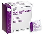 Obstetrical Wipe Hygea Individual Packet Benzalkonium Chloride, Disposable, 5"x7.75", 100/BX, 10BX/CS