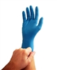 Emerald Nitrile Powder-Free Virtual Skin Exam Gloves, Blue, 4 Mil, 100/BX 10BX/CS