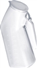 Drive Medical Male Urinal with Cap, 32 oz., White, 2/PK 3PK/BX