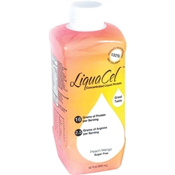 LiquaCel Protein Supplement, Peach Mango, 32 oz. Bottle, Ready to Use, 6/CS