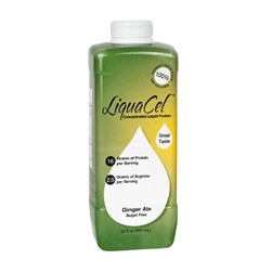 LiquaCel Protein Supplement, Ginger-Ale, 32 oz. Bottle, Ready to Use, 6/CS