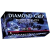 Microflex Diamond Grip Latex Exam Gloves, Large, P/F, 100/BX, 10 BX/CS