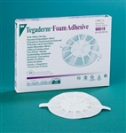 Tegaderm Foam Adhesive Dressing, Heel Design, 5.5" x 5.5", 5/BX