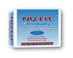 Brief Nu-Fit, Limited Mat Body Shaped, 45-58", Large, Moderate Absorbency, Blue, 18/PK, 4PK/CS