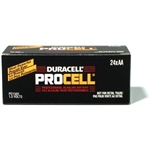 Duracell Procell Alkaline Battery, AA, 1.5 Volt, 24/BX, 6BX/CS
