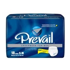 Prevail Underwear for Men, 28 - 40", Small/Medium, 18/BG 4BG/CS