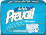 Briefs, Prevail, Youth, 15-22", White, 16/BG 6BG/CS