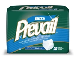 Prevail Protective Underwear Pull-On, Moderate-Heavy Absorbency, 34-46" Medium, Green, 20/PK, 4PK/CS