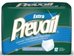Prevail Pull-On, Full Coverage, 68-80", Moderate-Heavy Absorbency, 2X-Large, Yellow, 12/PK, 4PK/CS