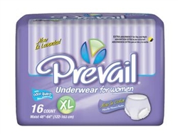 Prevail Protective Underwear for Women, X-Large, 16/BG 4BG/CS