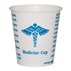Solo Medicine Cups, 3oz, Medical Print, Wax Coated Paper, 5000/CS