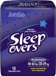 Diapers, Sleep Overs, Small/Medium, 45-65 lbs., 15/PK, 4PK/CS