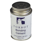 Torbot Liquid Bonding Adhesive Cement with Brush in Cap, Latex, 4 oz Can, 12/CS