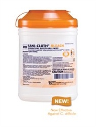 Sani-Cloth, Bleach, Germicidal, Disposable Wipes, 40/BX, 3BX/CS