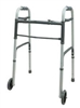 Cardinal Health Two-Button Folding Wheeled Walker