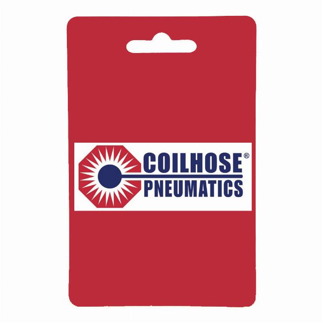 Coilhose Pneumatics 6-216 1/4" Moldflow Coupler Unvalved, 3/8" ID Hose, 90°