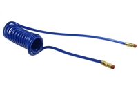 Coilhose Pneumatics PR516-10B-B 5/16" Blue Flexcoil Hose with Reusable Fittings