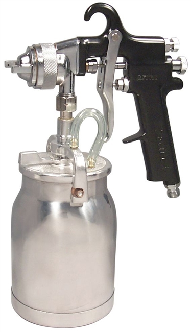Astro Pneumatic AS7SP Spray Gun with Cup - Black Handle - 1.8mm Nozzle