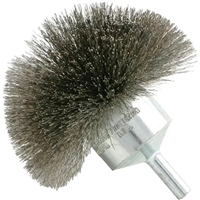 Brush Research BNF4008 4" Diam Carbon Steel Flared Crimped End Brush