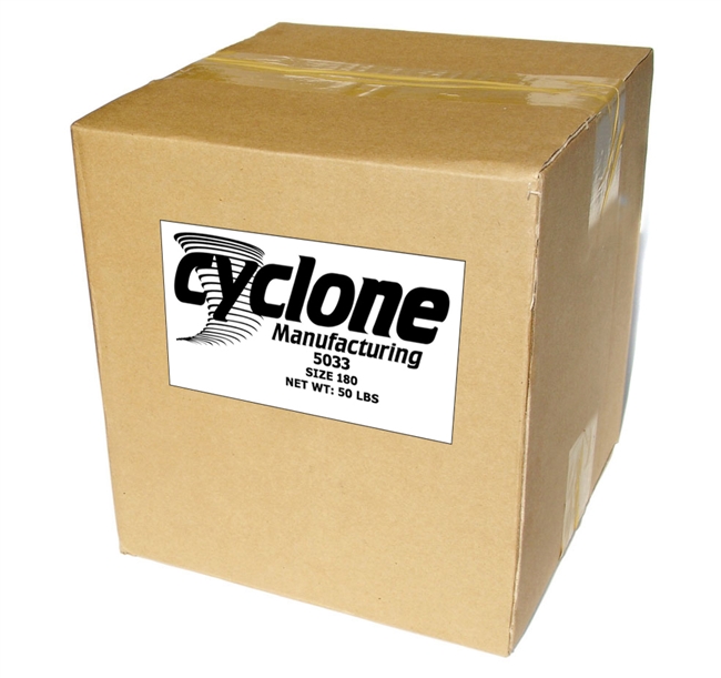 Cyclone 5033 180-grit Black Silicon Carbide Blasting Media, 50 lb Box