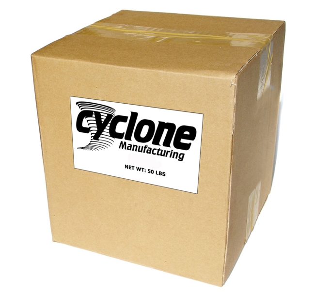 Cyclone 5035 Abrasive Blast Media, Brown Aluminum Oxide, 24 Grit, 50 lb Box