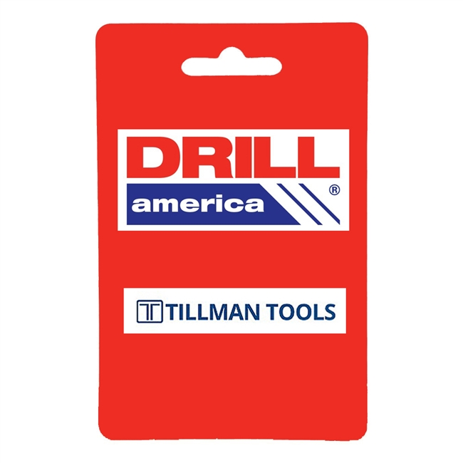 Drill America BRCT204 1/8" X 3/8" HSS 2 Flute Double End, End Mill, Drill America, BRCT204