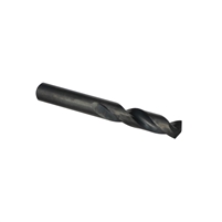 Drill America DWDSTLH13/32 13/32" HSS Left Hand Split Point Stub Drill Bit, DWDSTLH13/32