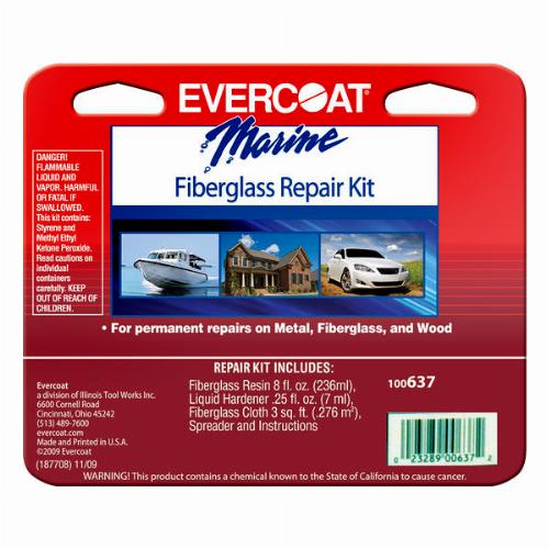 Evercoat 637 Fiberglass Repair Kit, 1/2 pint