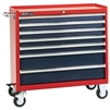 Genius Tools TS-468 39 Inch Roller Cabinet with 7 Drawers 39" x 18" x 32" - TS-468