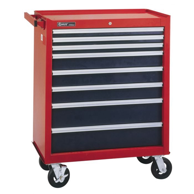 Genius Tools TS-796 33 Inch Roller Cabinet with 8 Drawers 33" x 19" x 37" - TS-796