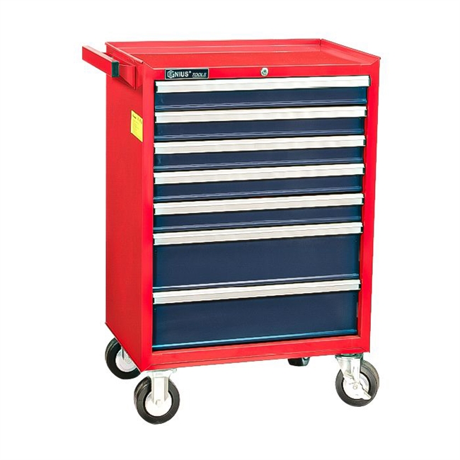 Genius Tools TS-798 26 Inch Roller Cabinet with 7 Drawers 26" x 18" x 32" - TS-798