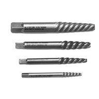 KD Gearwrench Tools 2419D 4 Piece Spiral Screw Extractor Set