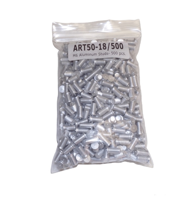 ART50-18/500 M-6 Aluminum Studs (500 pieces)