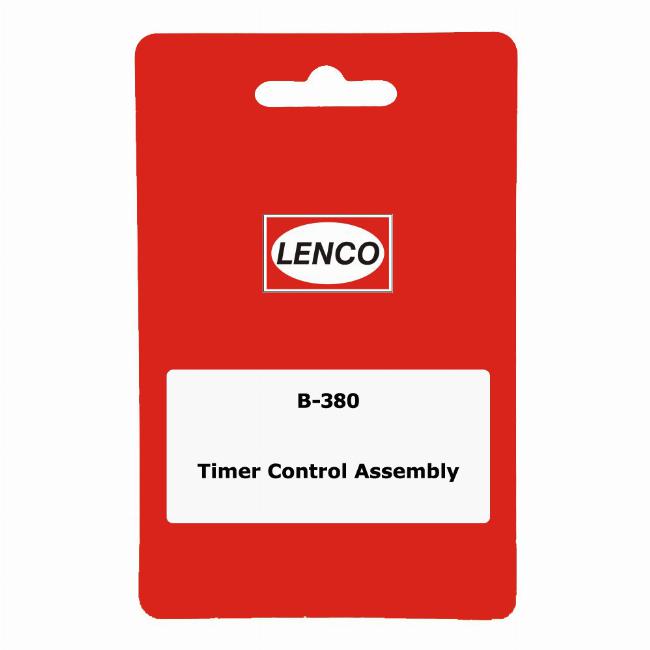 Lenco 26380 B-380 Timer Control Assembly