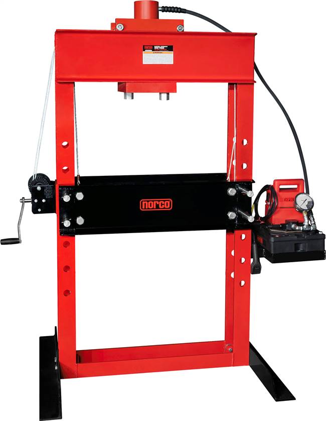 Norco 78078 50 Ton Press With Electro/Hydraulic Pump - 13 1/4" Stroke