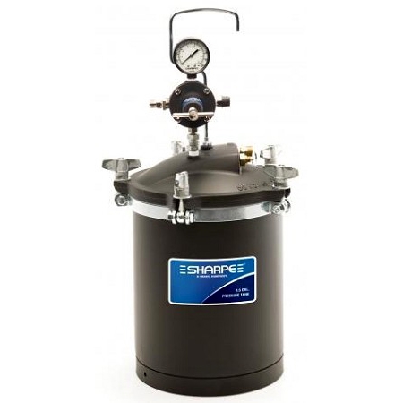 Sharpe 24A555 2.5 Gallon Pressure Pot with Single Regulator