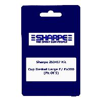 Sharpe 253417 Cup Gasket Kit, Large F/ Fx300 (Pk Of 5)