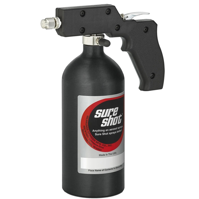 Sure Shot 2400B Model M Aluminum Sprayer, Black, 24oz