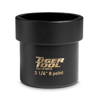 Tiger Tool 18010 3-1/4" 8 Point Axle Nut Socket